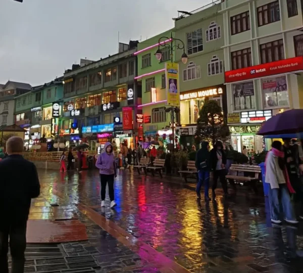MG Marg Gangtok sightseeing during Sikkim tour