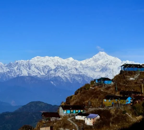 unrise view of Kanchenjunga from Zuluk