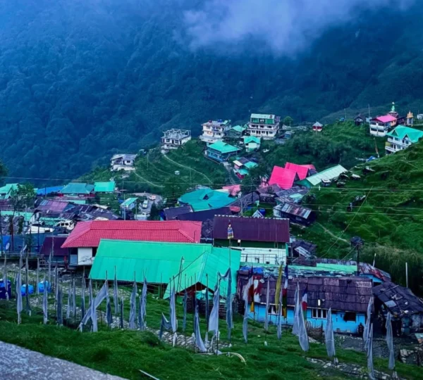 Zuluk village in East Sikkim