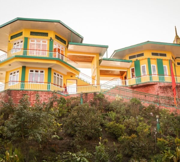 Panoramic view of Gangtok from Ganesh Tok